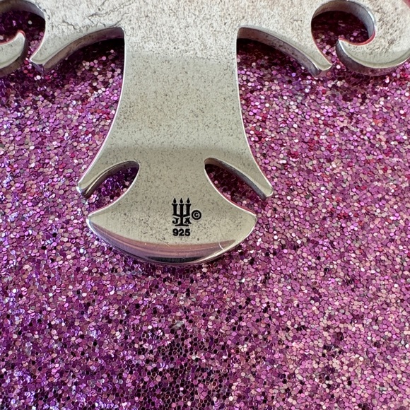 🩷✝️ James Avery Silver La Primavera Cross Pendant - Picture 3 of 10